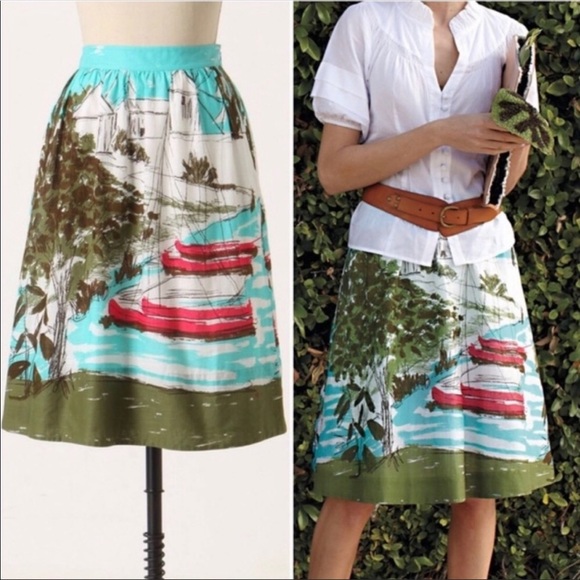 Anthropologie Dresses & Skirts - Anthropologie Sea bound Skirt